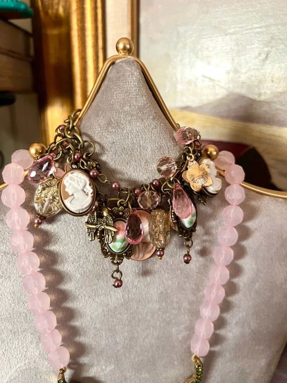 New! The “Antoninette” Cameos Charm Cottagecore Bracelet